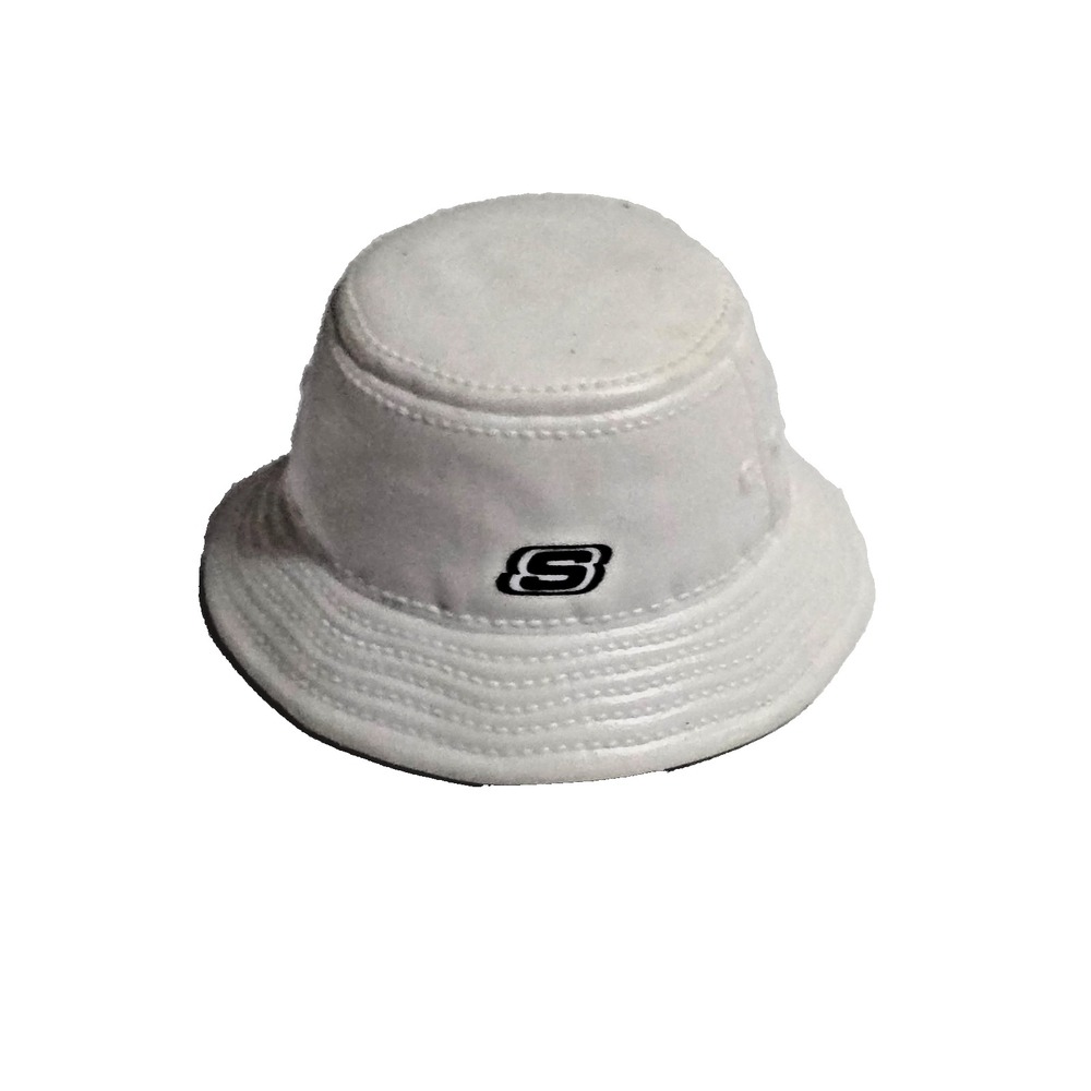 Surprise Sneakers Series 1 Skechers White Bucket Hat Mini Black Logo 2" Loose